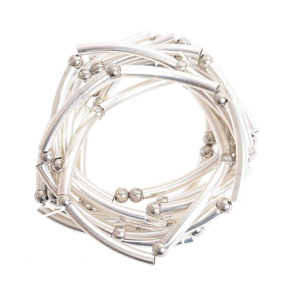 PULSERA CUENTAS METAL