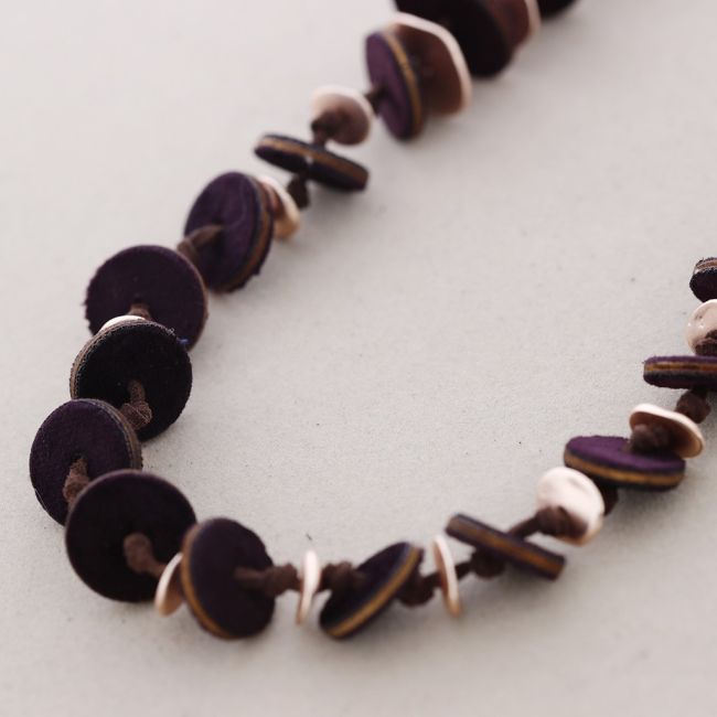 COLLAR LARGO METALTERCIOPELO