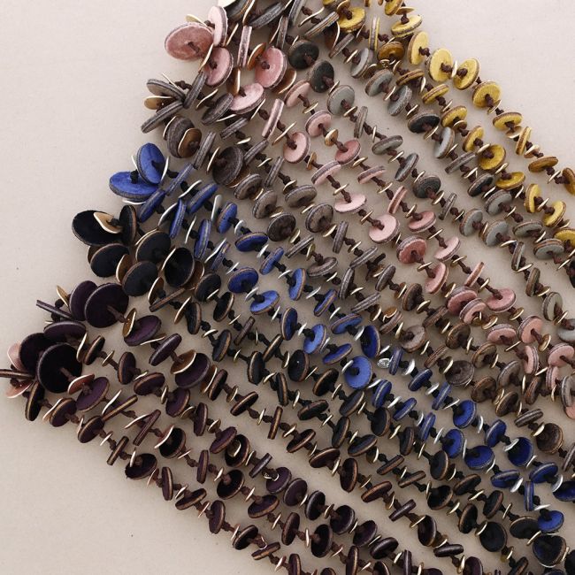 VELVET METAL LONG NECKLACE