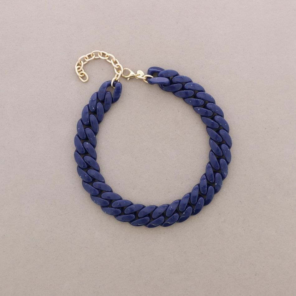 RESIN LINK SHORT NECKLACE