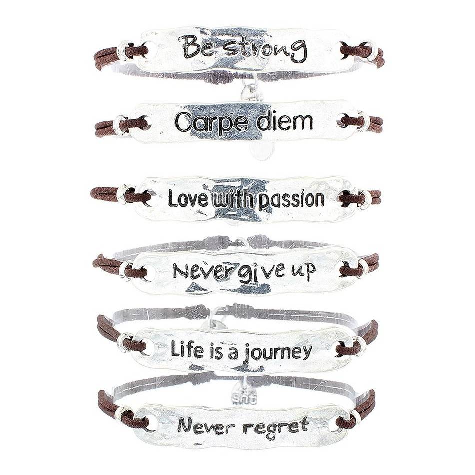 PULSERA GOMITA MENSAJE