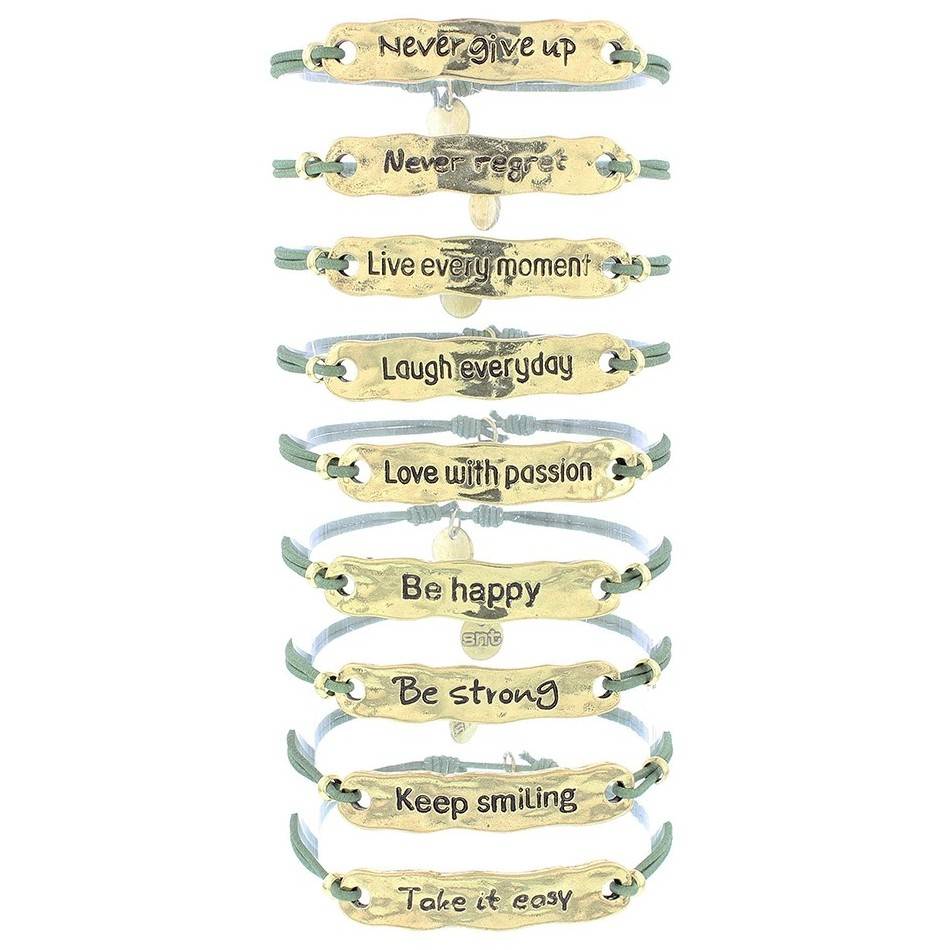 PULSERA GOMITA MENSAJE
