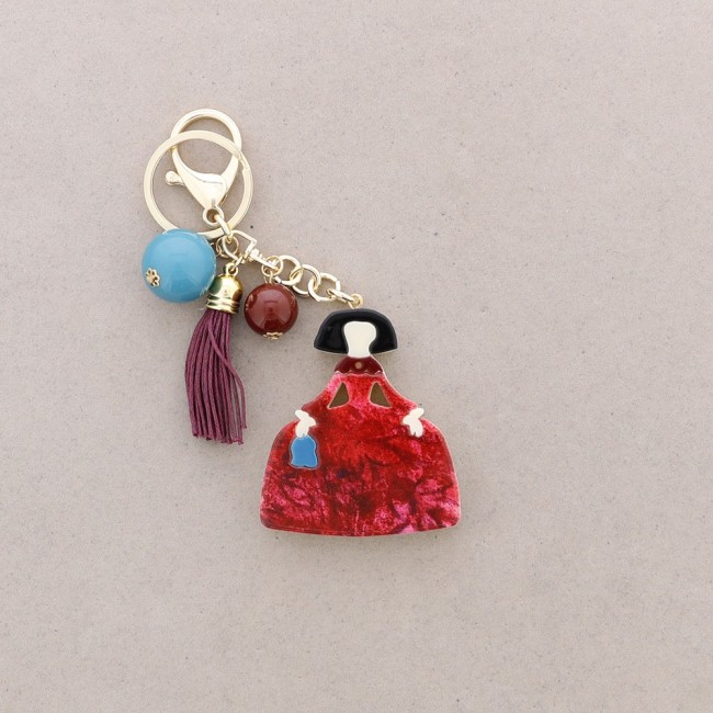 MENINA RESIN KEYCHAIN