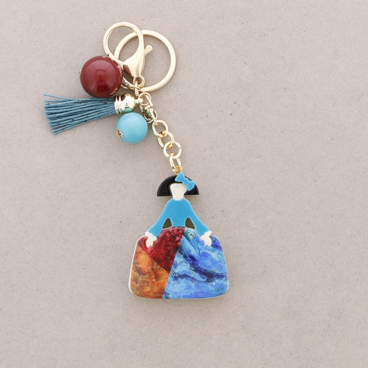 MENINA RESIN KEYCHAIN