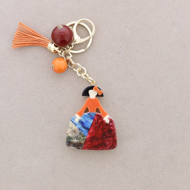 MENINA RESIN KEYCHAIN