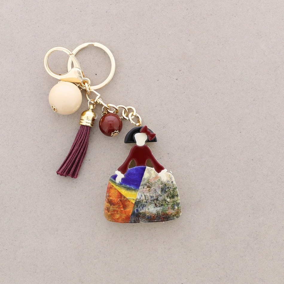 MENINA RESIN KEYCHAIN