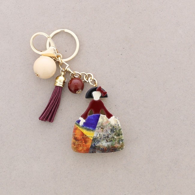 MENINA RESIN KEYCHAIN
