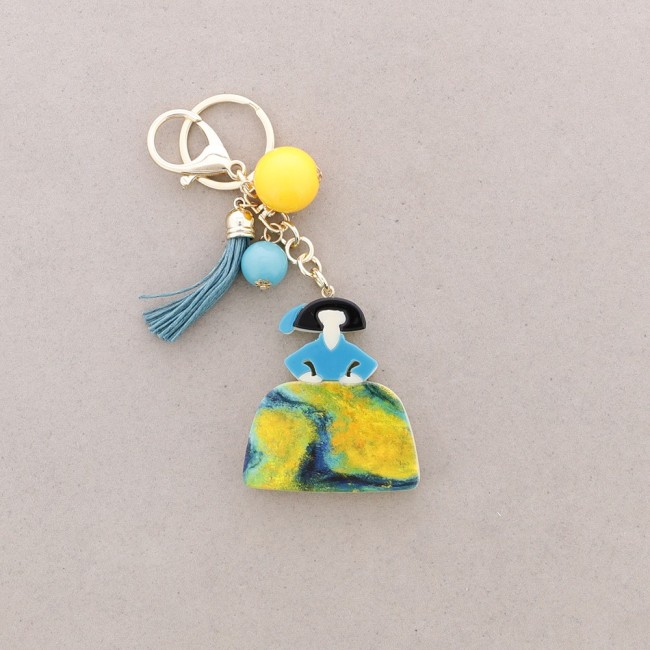 MENINA RESIN KEYCHAIN