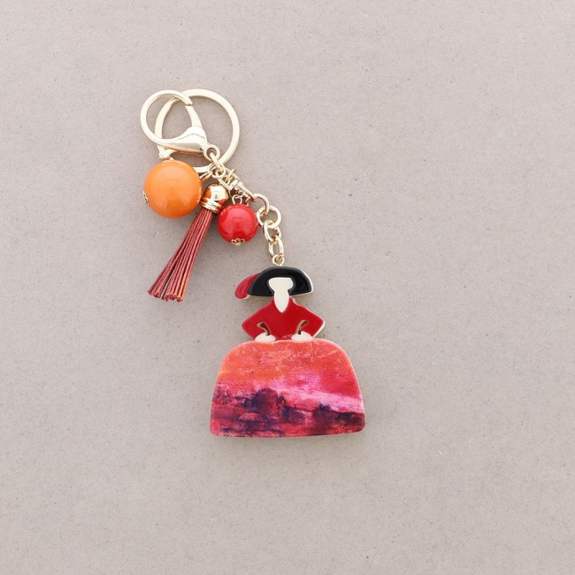 MENINA RESIN KEYCHAIN