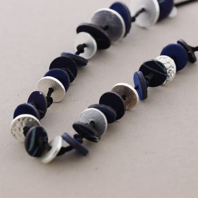 LONG SUEDE LEATHER NECKLACE