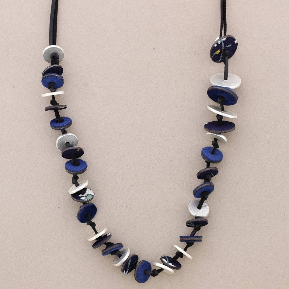 LONG SUEDE LEATHER NECKLACE