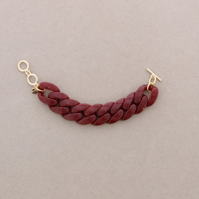 PULSERA ESLABONES RESINA