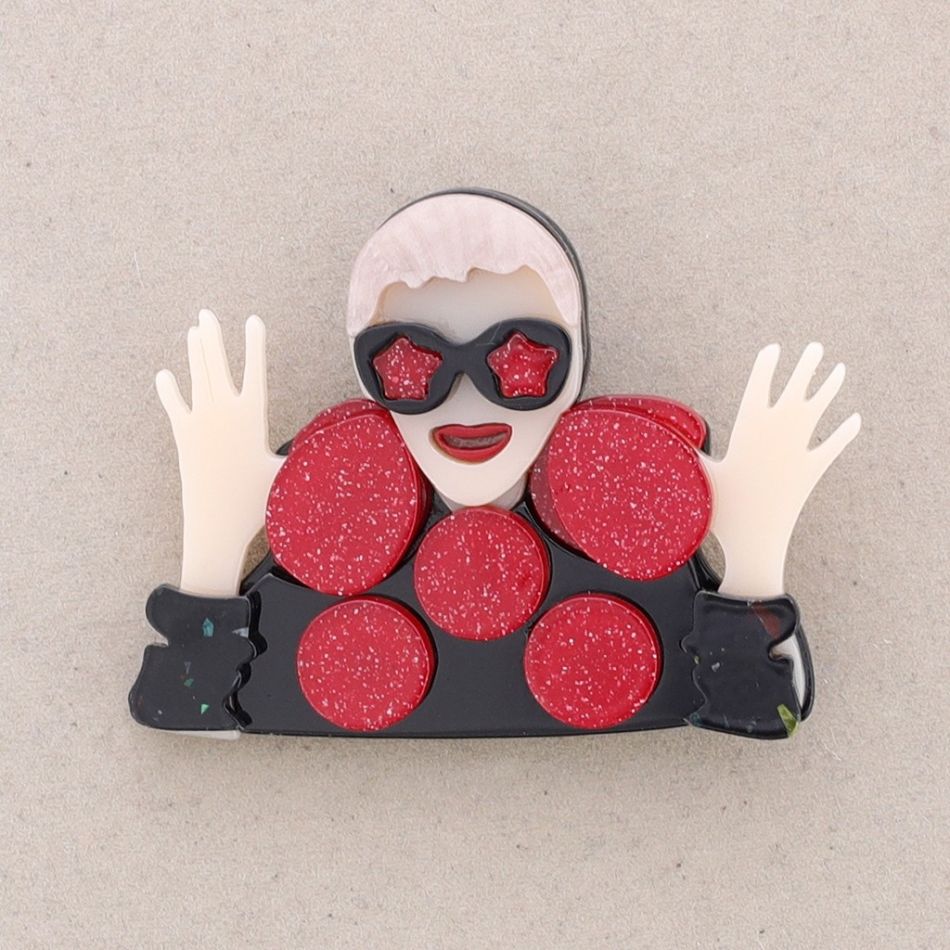 BROCHE PERSONAJE RESINA
