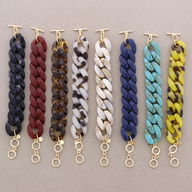RESIN LINK BRACELET