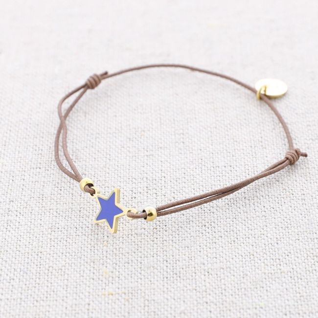 ELASTIC ENAMEL STAR STEEL BRACELET