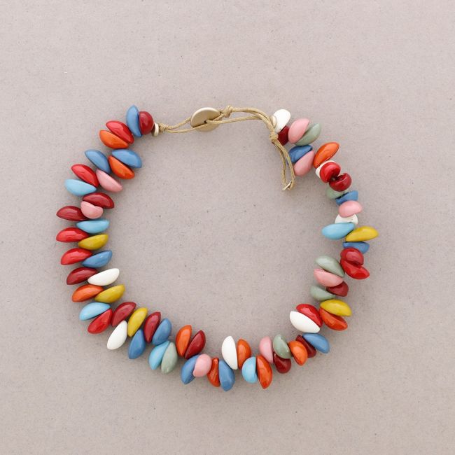 RESIN SHELL SHORT NECKLACE