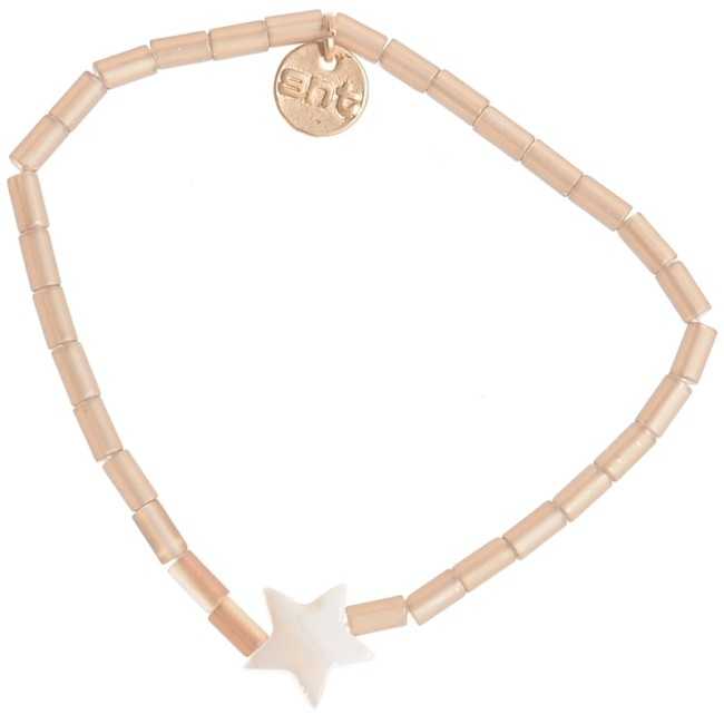 NACRE STAR ASSORTED BEADS BRACELET