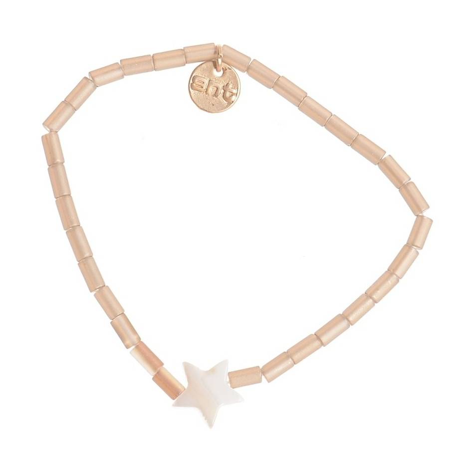 NACRE STAR ASSORTED BEADS BRACELET
