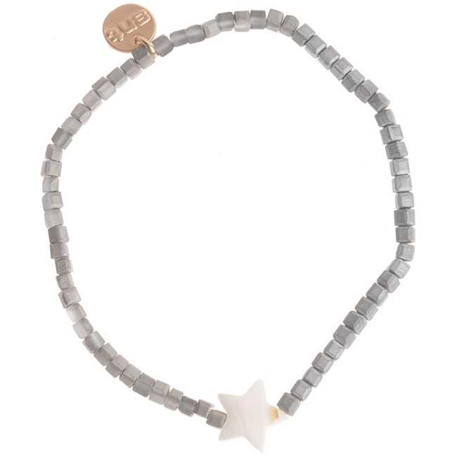 NACRE STAR ASSORTED BEADS BRACELET