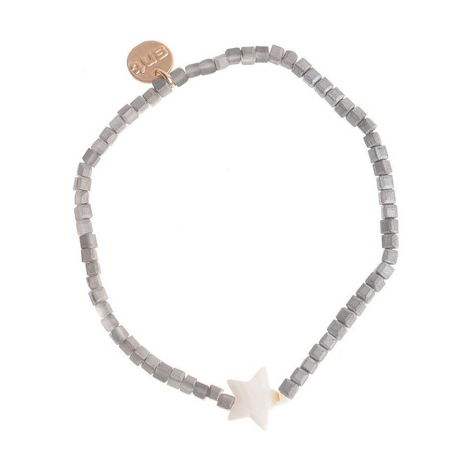 NACRE STAR ASSORTED BEADS BRACELET