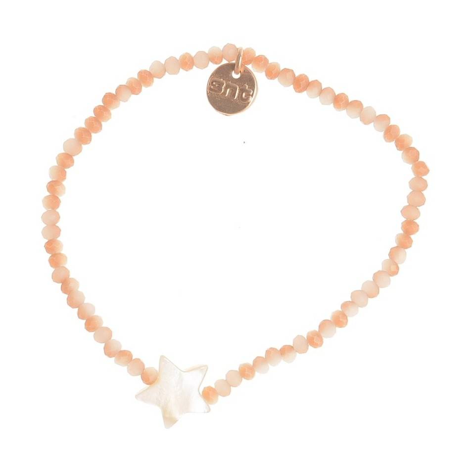 NACRE STAR ASSORTED BEADS BRACELET