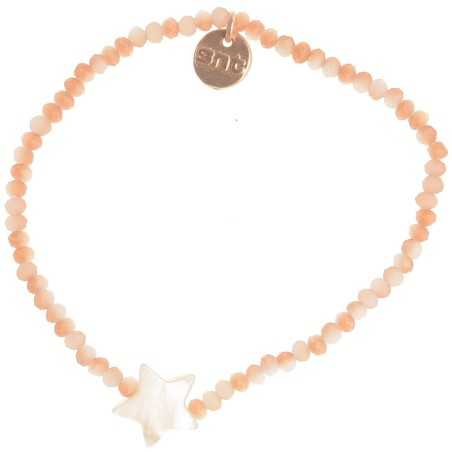 NACRE STAR ASSORTED BEADS BRACELET