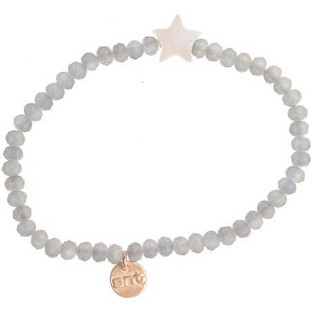 NACRE STAR ASSORTED BEADS BRACELET