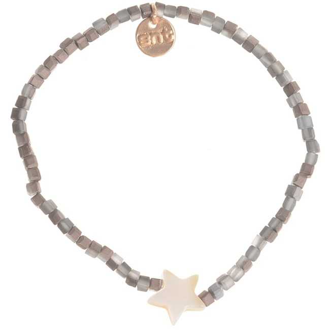 NACRE STAR ASSORTED BEADS BRACELET