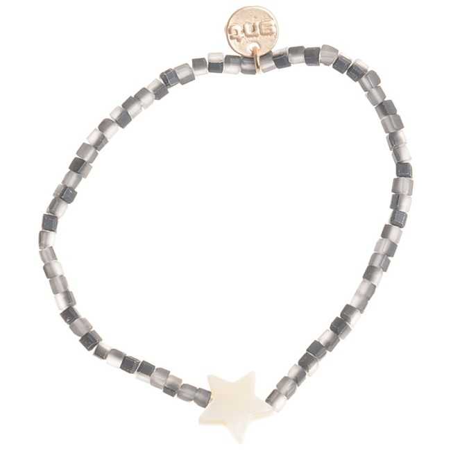 NACRE STAR ASSORTED BEADS BRACELET