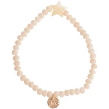 NACRE STAR ASSORTED BEADS BRACELET