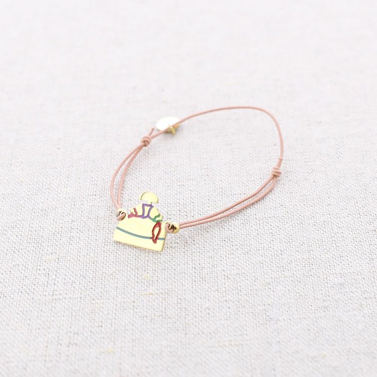 PULSERA ELÁSTICA MENINA ACERO ESMALTE 2