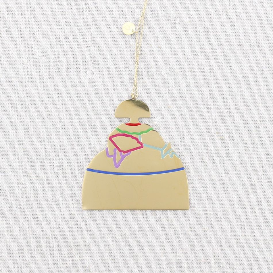 MENINA STEEL ENAMEL LONG NECKLACE