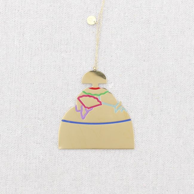 MENINA STEEL ENAMEL LONG NECKLACE