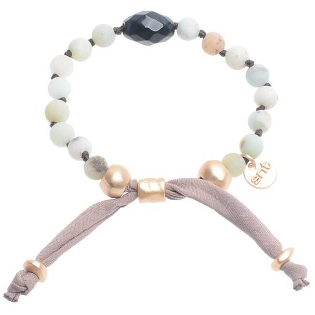 MACRAMÉ BRACELET WITH CULTURED PEARLS STONES