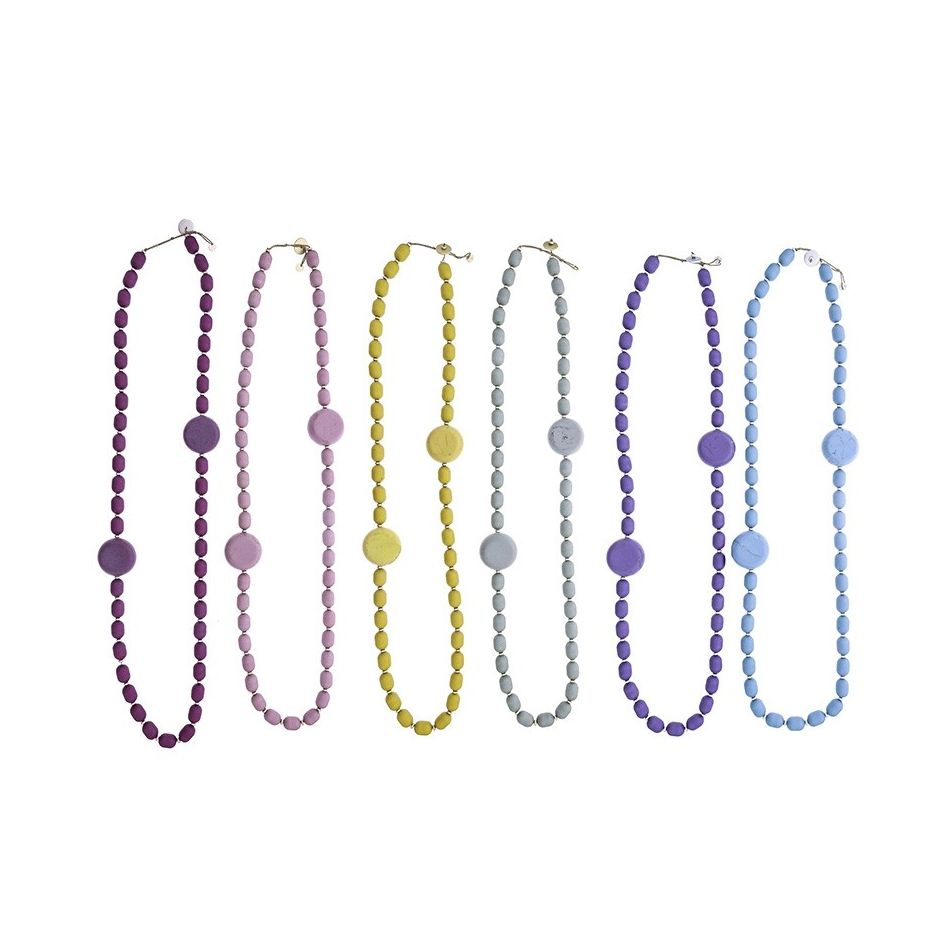 LONG NECKLACE WITH RESIN BEADS