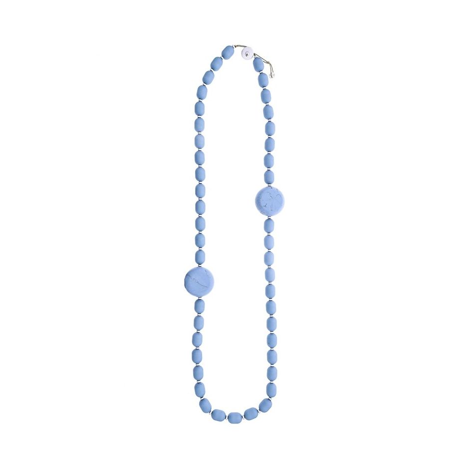 LONG NECKLACE WITH RESIN BEADS