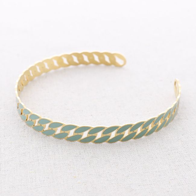 CHOKER ESLABONADO ACERO AJUSTABLE ESMALTE