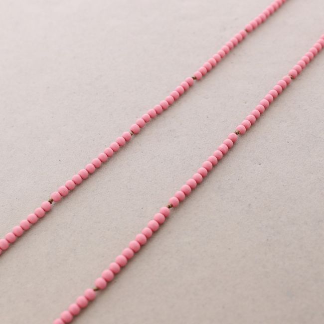 COLLAR LARGO BOLAS NUDOS 1.5M*4MM