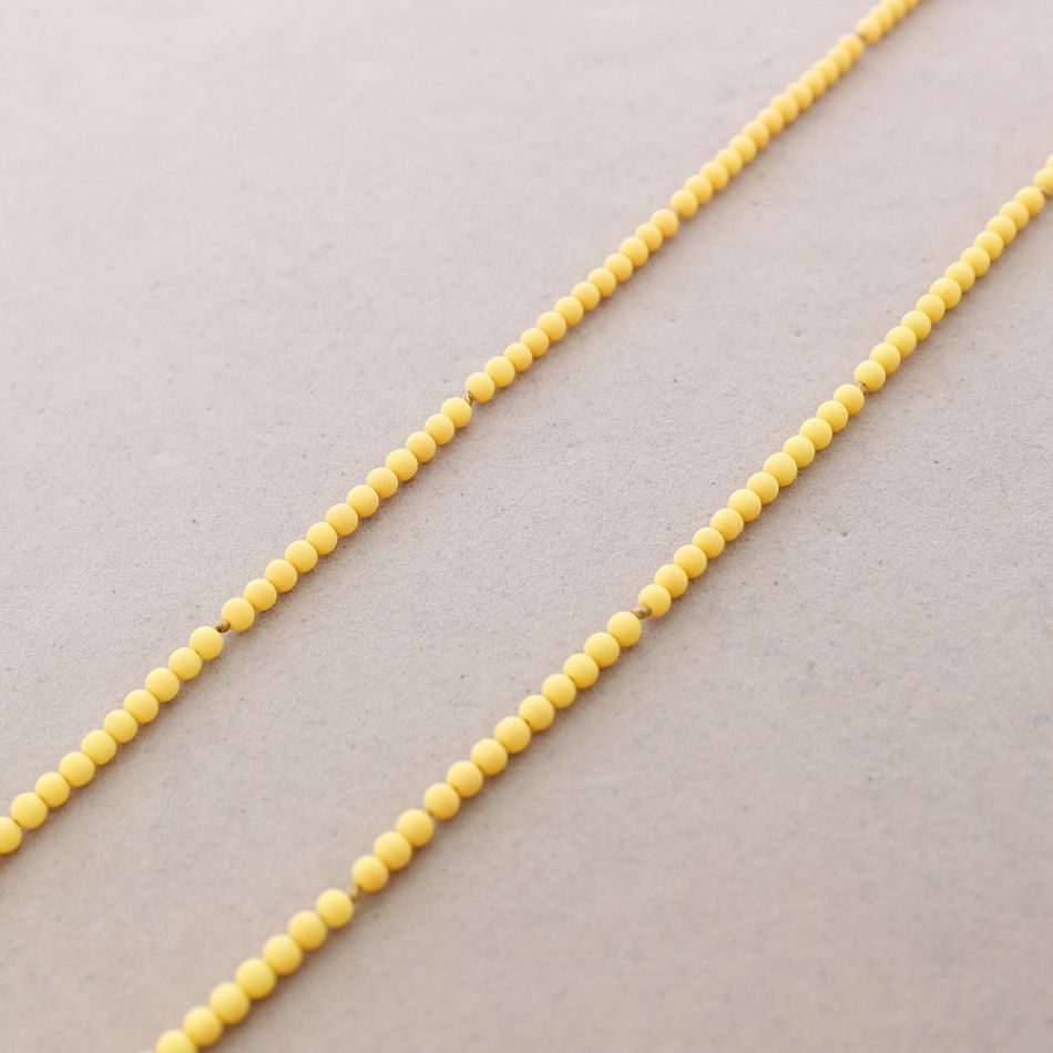 COLLAR LARGO BOLAS NUDOS 1.5M*4MM