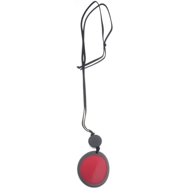 COLLAR LARGO COLGANTE DOBLE RESINA