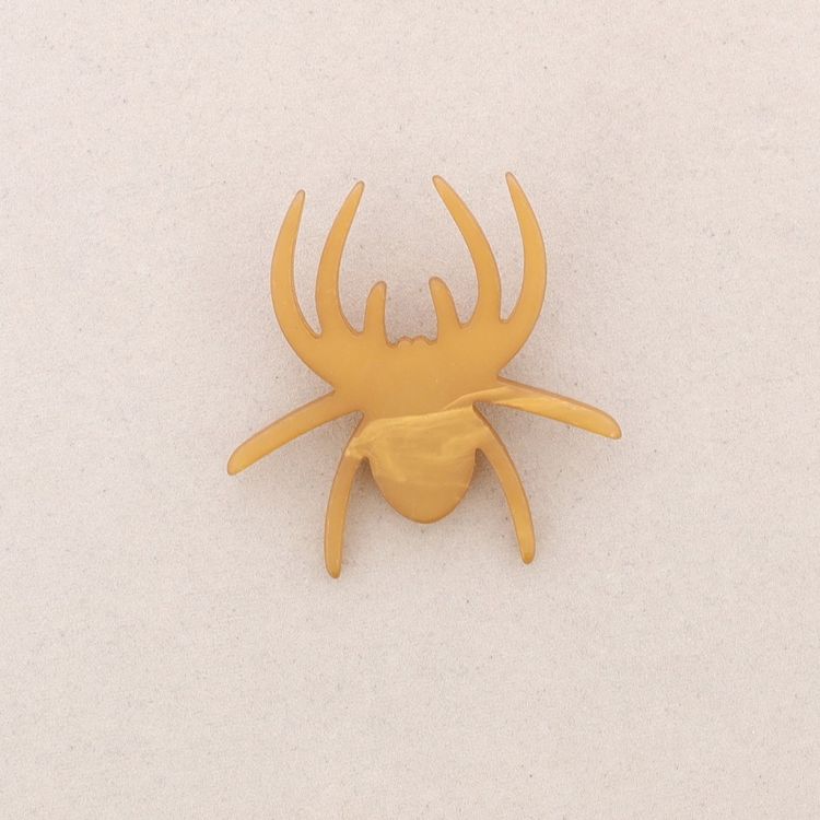 BROCHE ARAÑA RESINA