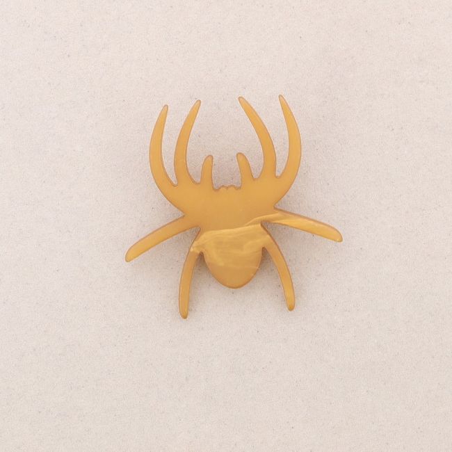RESIN SPIDER BROOCH