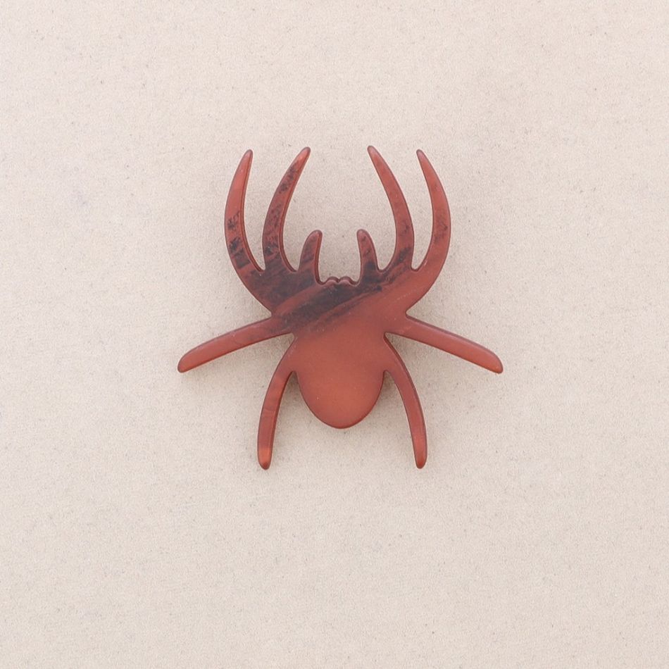 RESIN SPIDER BROOCH