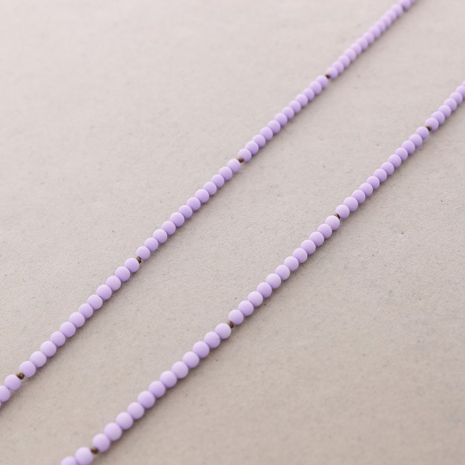 COLLAR LARGO BOLAS NUDOS 1.5M*4MM