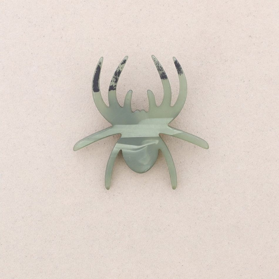 RESIN SPIDER BROOCH