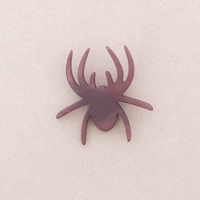 BROCHE ARAÑA RESINA