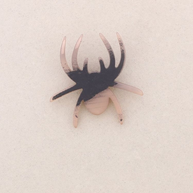 RESIN SPIDER BROOCH 2