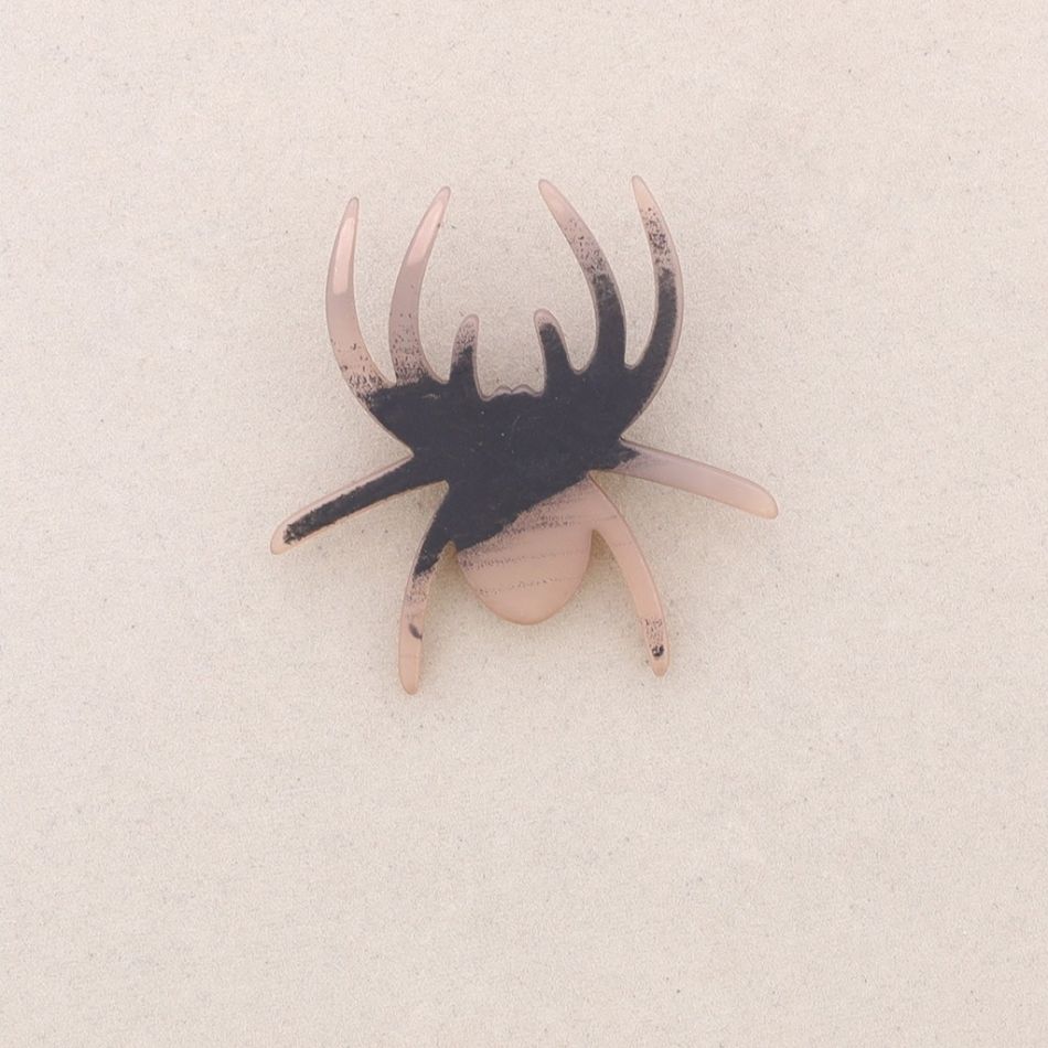 RESIN SPIDER BROOCH