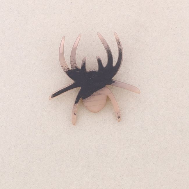 BROCHE ARAÑA RESINA