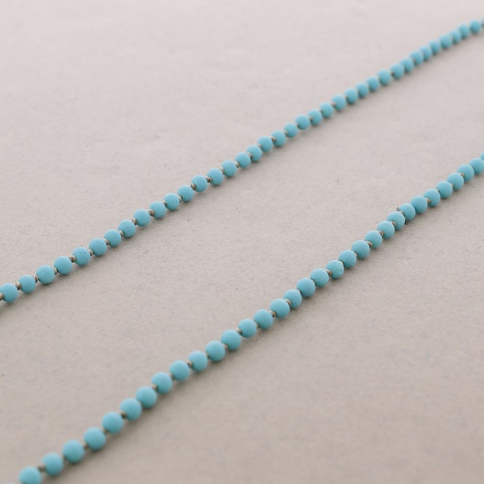 COLLAR LARGO BOLAS NUDOS 1.5M*6MM